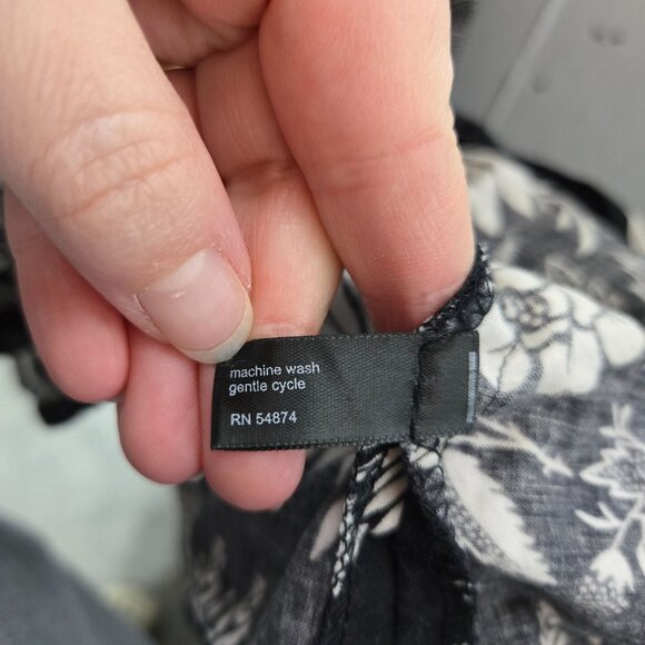 The Limited Dark Floral Babydoll Mini Dress Size 10 Whimsigoth Fairy Grunge Y2K - Picture 9 of 11